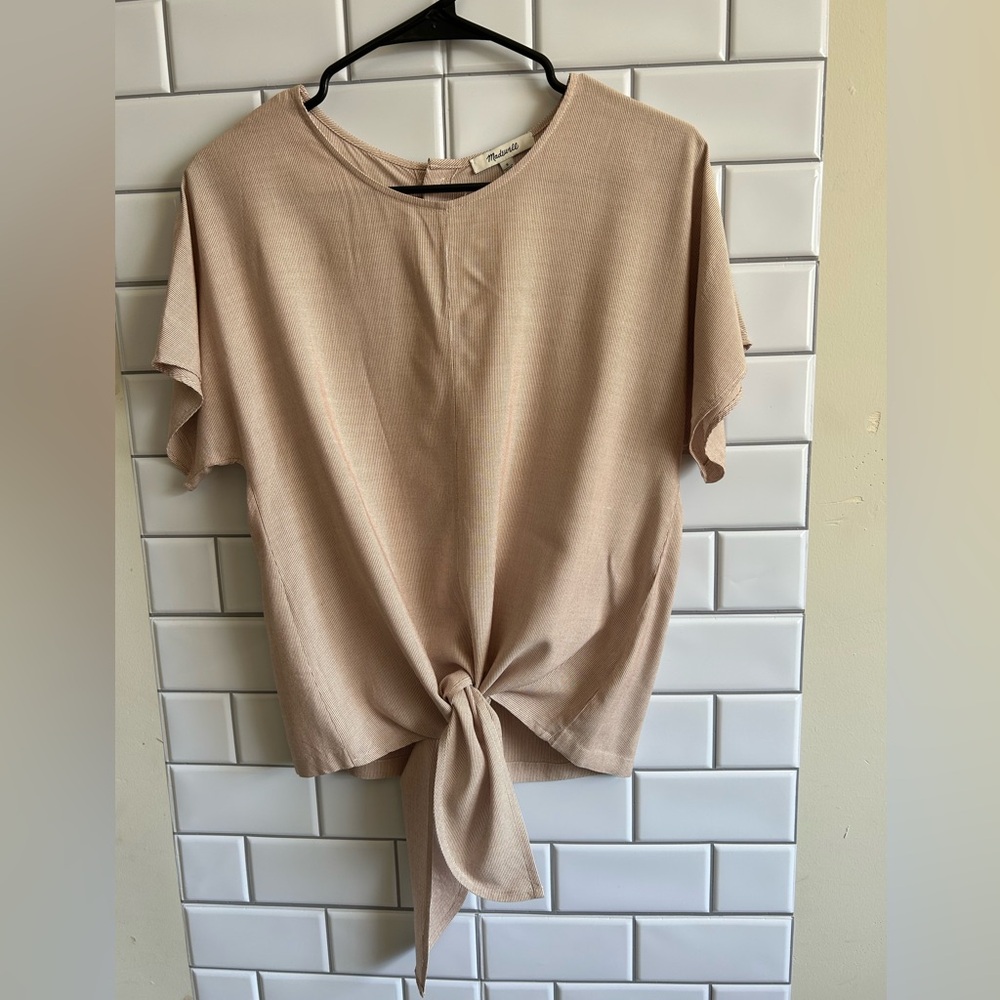 Madewell casual Top/blouse Color Tan / Size S